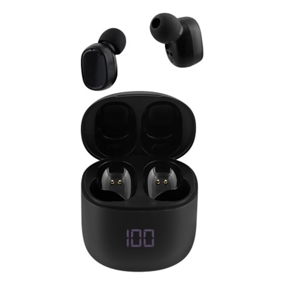 Onyx Auriculares True Wireless Stereo (TWS) Dentro de oído Llamadas/Música/Deporte/Uso diario USB Tipo C Bluetooth Negro