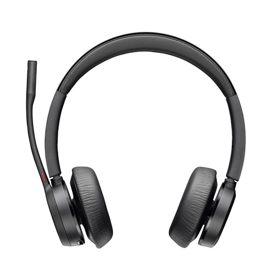 Auriculares Poly VOYAGER 4320-M certificados para Microsoft Teams con base de carga