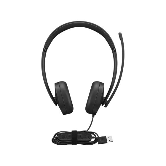 4XD1P83425 auricular y casco Auriculares Alámbrico Diadema Llamadas/Música USB tipo A Negro