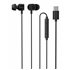 Auriculares tipo C intrauditivos con micro