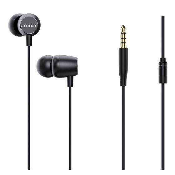 ESTM-20BK auricular y casco Auriculares Alámbrico Dentro de oído Llamadas/Música/Deporte/Uso diario Negro