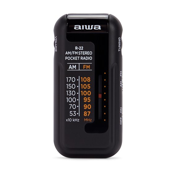 R-22BK radio Personal Analógica Negro