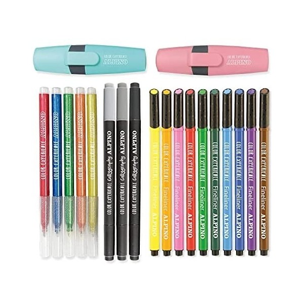 Set Creativo ALPINO Color Experience Creative 20 Rotuladores