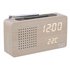 CLOCKFMWD radio Reloj Digital Madera