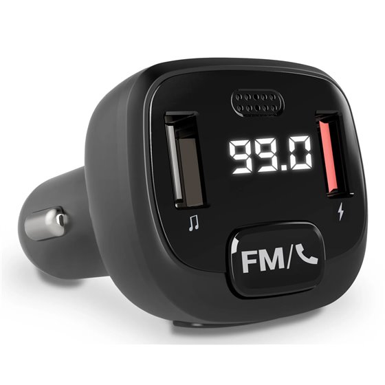 Car FM Talk 87,5 - 108 MHz Bluetooth/USB Negro