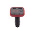 TR-10 transmisor FM 87 - 108 MHz Bluetooth/USB Negro, Rojo