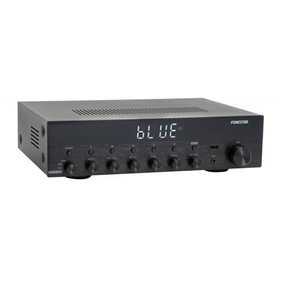 AS6060 amplificador de audio Hogar Negro