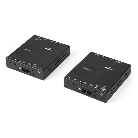 Juego de Extensor Alargador HDMI 4K con Soporte para Muro Multivídeo - Extensor por IP compatible con Video Wall
