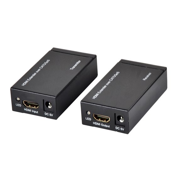 EW3715 extensor audio/video Transmisor y receptor de señales AV Negro