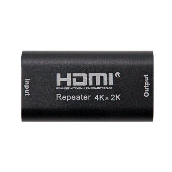 Repetidor HDMI, A/H-A/H, Negro