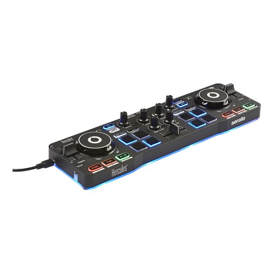 Starlight Mesa de mezclas con opción de realizar scratch conectando un CDJ 2 canales Negro