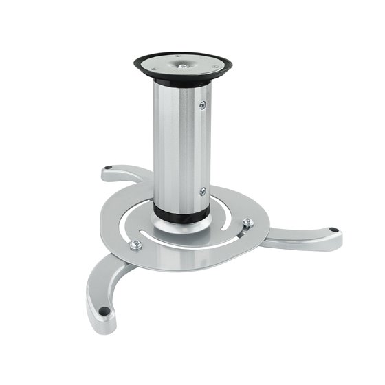 SOPORTE UNIVERSAL DE TECHO GIRATORIO 360º PARA PROYECTOR PLATA