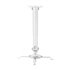 Soporte Universal Giratorio, Inclinable y Extensible de Techo para Proyector 13.5Kg, Blanco