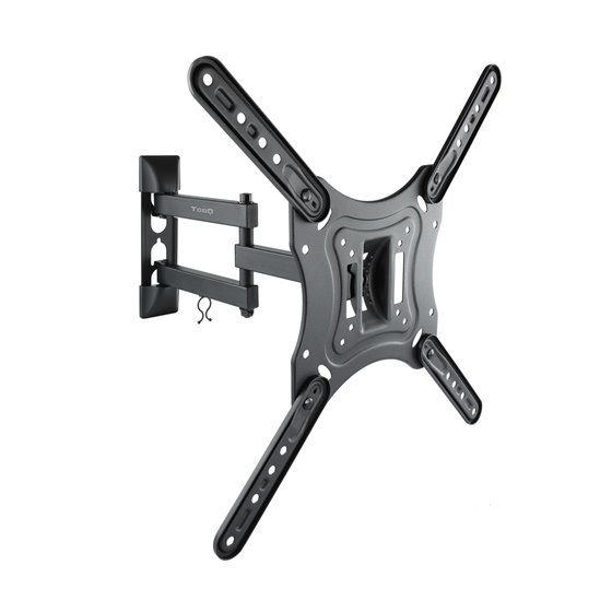 Soporte Giratorio e Inclinable para Monitor / TV LCD, Plasma de 23”- 55”, con Tres Pivotes, Negro