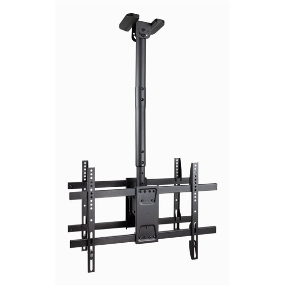 Soporte de Techo para 2 Pantallas 43"-86", Negro