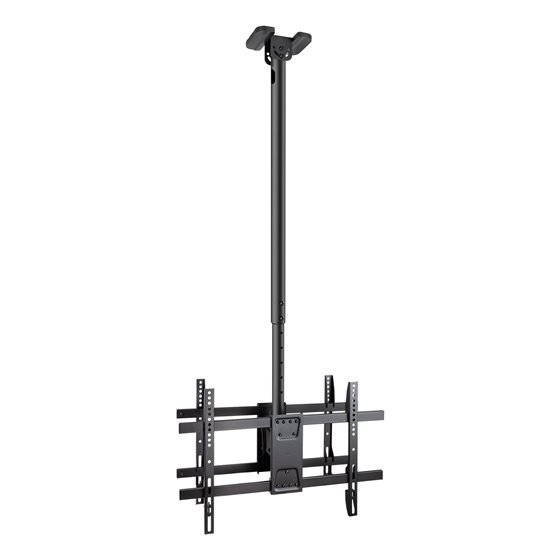 Soporte de Techo para 2 Pantallas 43"-86", Negro