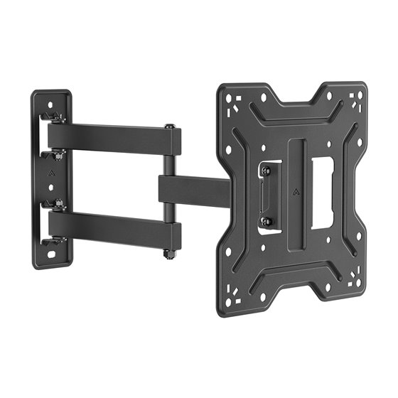 Soporte Eco Giratorio, Inclinable Para Monitor/TV 30kg (3 Pivotes) De 23"-43", Negro