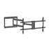 Soporte Pro Giratorio, Inclinable y Nivelable para Monitor/TV 50kg de 43"-80", Negro