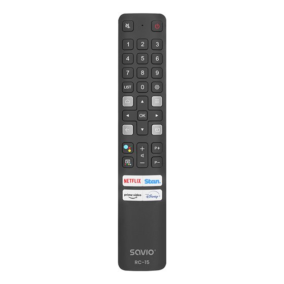 RC-15 universal remote control/replacement for TCL SMART TV mando a distancia IR inalámbrico Botones