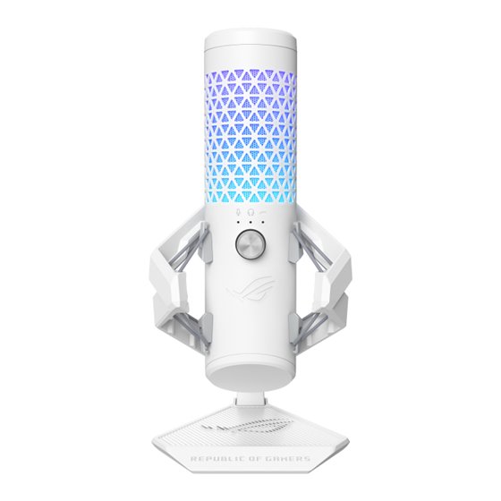 ROG Carnyx Blanco Micrófono de superficie para mesa