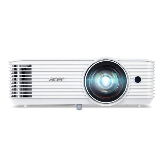S1386WHN Proyector de alcance estándar 3600 lúmenes ANSI DLP WXGA (1280x800) 3D Blanco