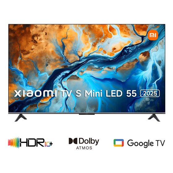 TV S Mini LED 55 2025 139,7 cm (55") 4K Ultra HD Smart TV Wifi Negro 1200 cd / m²