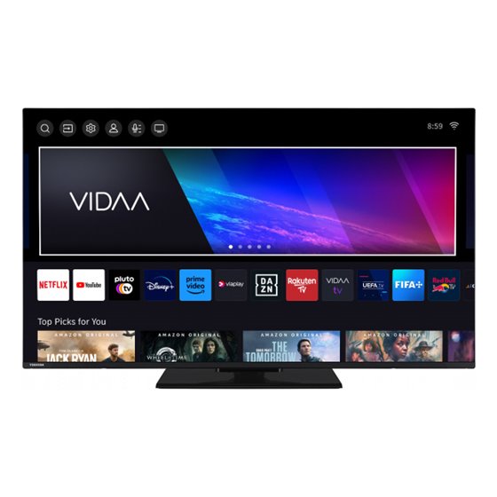 55UV3463DG Televisor 139,7 cm (55") 4K Ultra HD Smart TV Negro 300 cd / m²