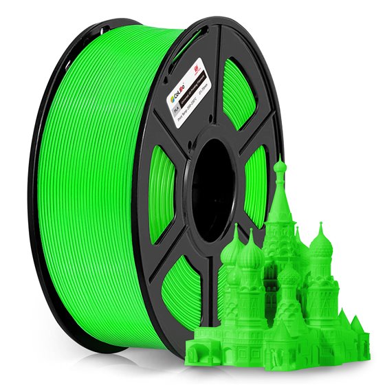 COL3D-LCD164G material de impresión 3d Ácido poliláctico (PLA) Verde 1 kg