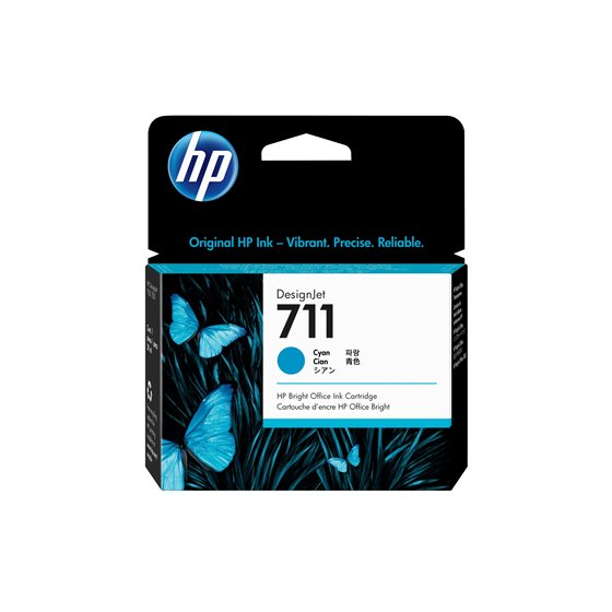 Cartucho de tinta DesignJet 711 cian de 29 ml