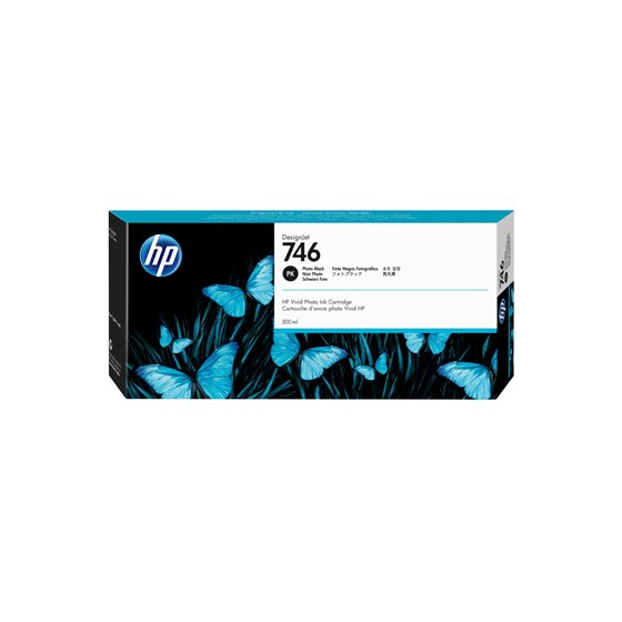 Cartucho de tinta negro fotográfico DesignJet 746 de 300 ml