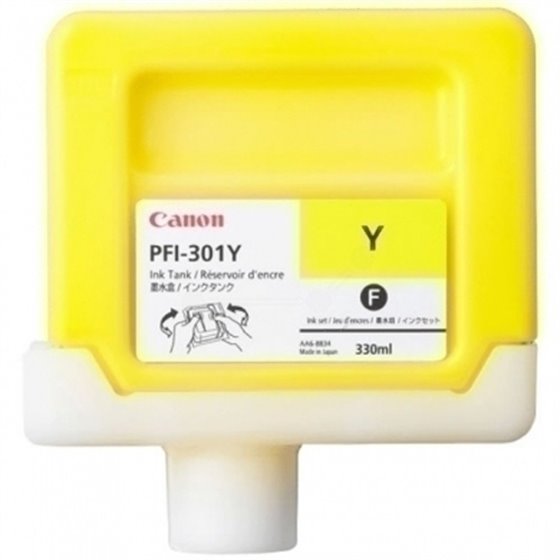 CART.IJ.CANON PFI-301Y AMARILLO PIGMENTA