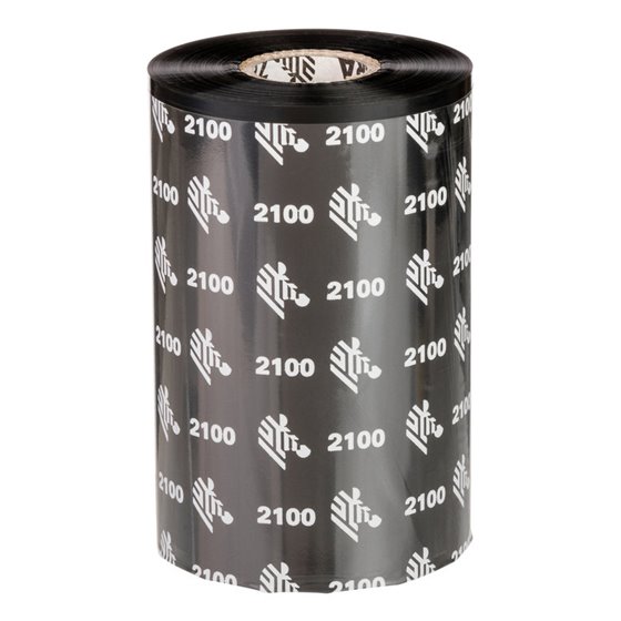 2100 Wax cinta térmica 450 m Negro