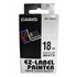 CINTA ROT.CASIO 8m 18 NEGRO s/BLANCO