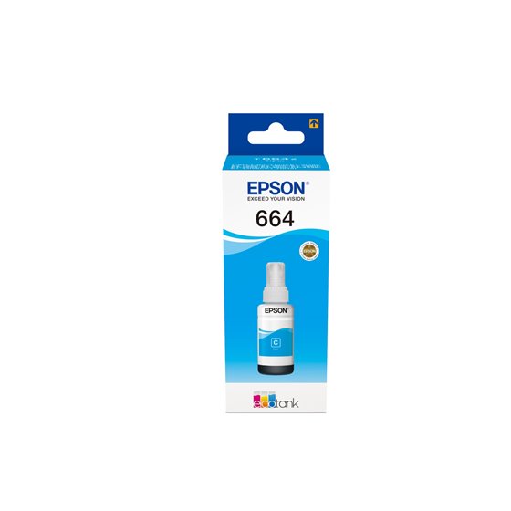 664 Ecotank Cyan ink bottle (70ml)