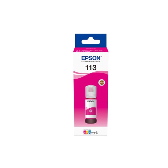 113 EcoTank Pigment Magenta ink bottle