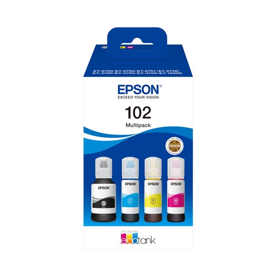 102 EcoTank 4-colour Multipack