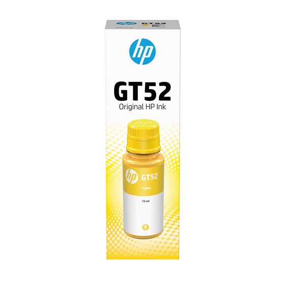 Botella de Tinta Original GT52 amarilla