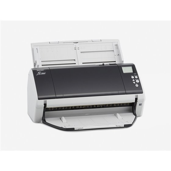 fi-7460 Alimentador automático de documentos (ADF) + escáner de alimentación manual 600 x 600 DPI A3 Gris, Blanco