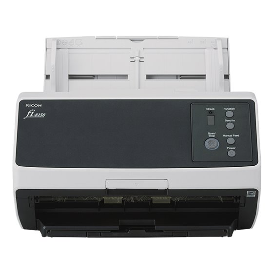FI-8150 Alimentador automático de documentos (ADF) + escáner de alimentación manual 600 x 600 DPI A4 Negro, Gris