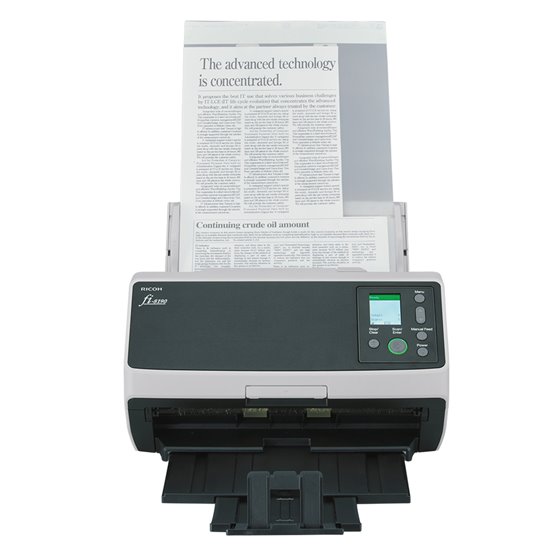 fi-8190 Alimentador automático de documentos (ADF) + escáner de alimentación manual 600 x 600 DPI A4 Negro, Gris