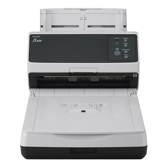 fi-8250 Alimentador automático de documentos (ADF) + escáner de alimentación manual 600 x 600 DPI A4 Negro, Gris