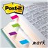 Flags, Bright Colors, 1/2 in Wide, 35/Dispenser, 4 Dispensers/Pack bandera adhesiva 35 hojas