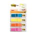 Highlighting Flags, Bright Colors, 1/2 in Wide, 35/Disp, 4 Disp/Pack bandera adhesiva 35 hojas 683-4ABX - Paquete 6 unidades