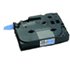 Blue on White Gloss Laminated Tape, 12mm cinta para impresora de etiquetas TZ