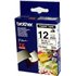 Fabric Labelling Tape - 12mm, Blue/White cinta para impresora de etiquetas TZ