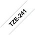 TZE-241 cinta para impresora de etiquetas Negro sobre blanco
