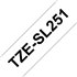TZESL251 cinta para impresora de etiquetas Negro sobre blanco