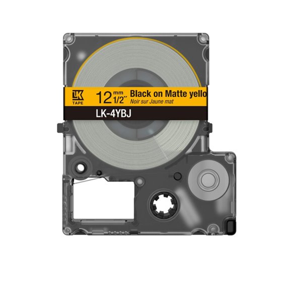 C53S672073 cinta para impresora de etiquetas Negro sobre amarillo