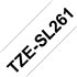 TZE-SL261 cinta para impresora de etiquetas Negro sobre blanco