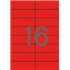 01597 etiqueta de impresora Rojo